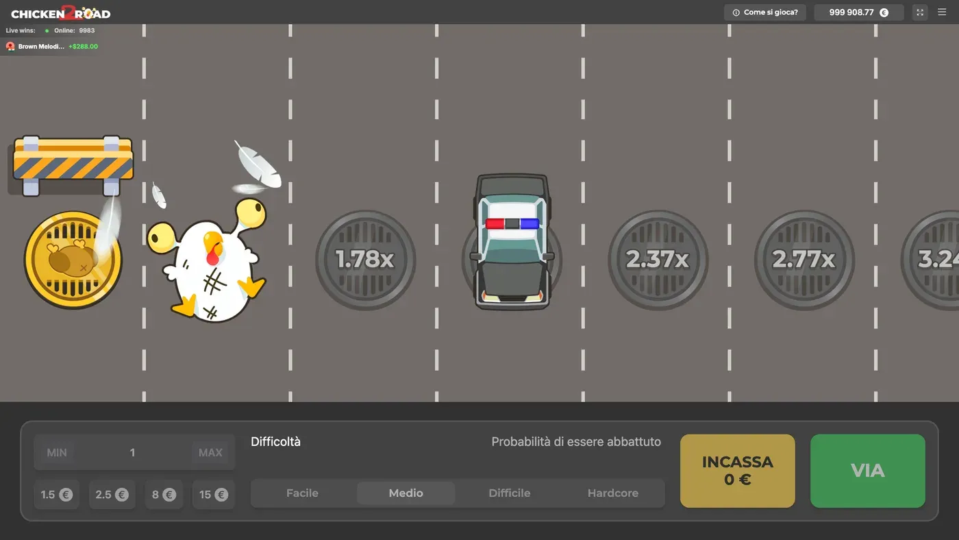 Chicken Road 2: la gallina travolta alla corsia successiva